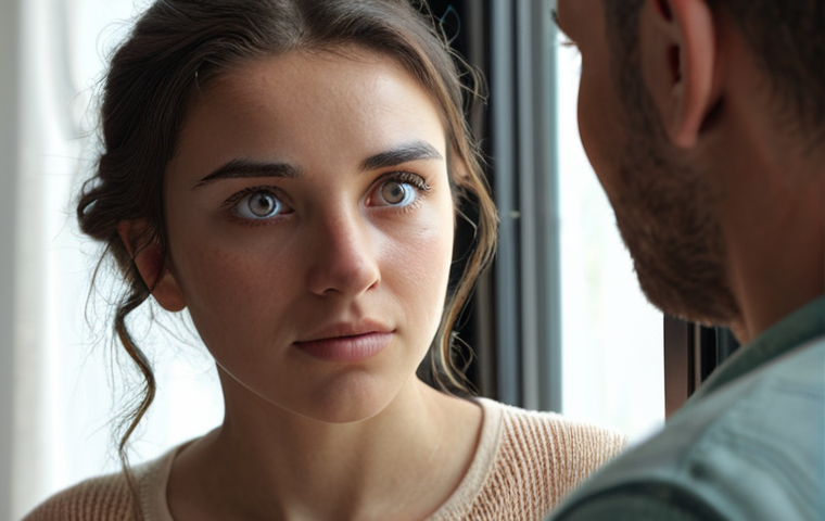 **

A person making eye contact with another person, conveying confidence and trustworthiness, focus on the eyes as windows to the soul. Consider using soft, natural lighting.

**